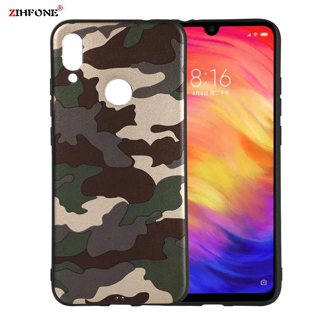 

Fundas Army Camo Camouflage Case sFor Xiaomi Redmi Note 7 Case Soft TPU Silicone Phone Cases Back Cover On Redmi Note 7 Pro Case