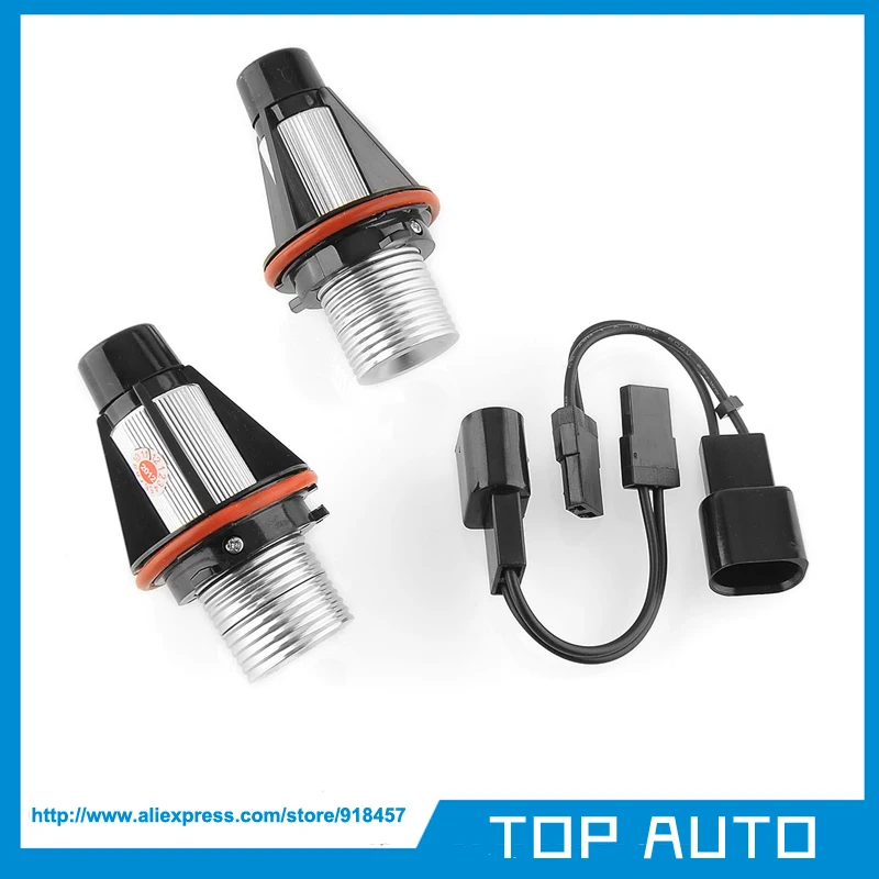 

No Error 2*5W 10W each Pair LED Marker Angel Eyes for bmw e39 e60 e61 e63 e64 e65 e66 e87 e53 X5