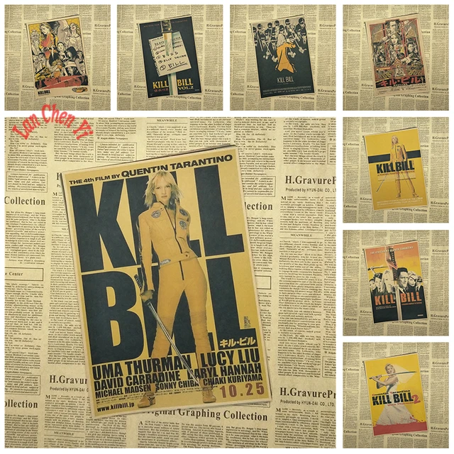 Best Price Kill Bill Vol Classic Retro Movie Kraft Paper Poster Bar Cafe Living Room Dining room Quentin Tarantino Poster Videos Best Price Kill Bill Vol Classic Retro Movie Kraft Paper Poster Bar Cafe Living Room Dining room Quentin Tarantino Poster Videos