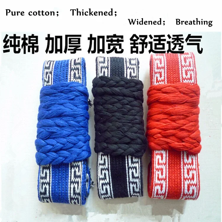 TBYS01 Tai chi clothing belt chromophous martial arts clothes belt adult child wushu prictise