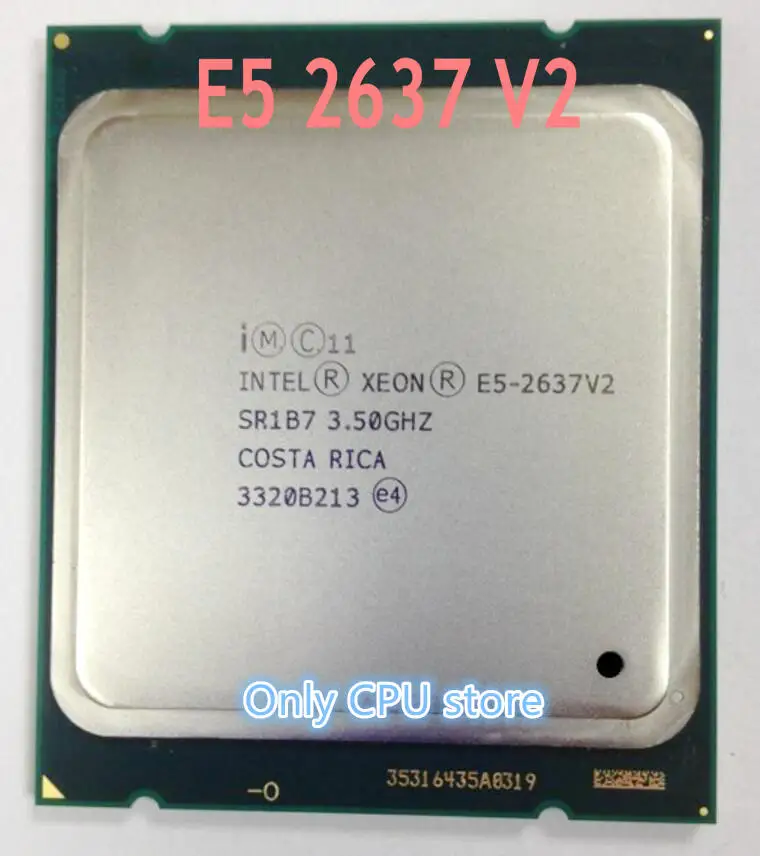 Intel Xeon E5-2637V2 Процессор 3,50 ГГц 15 Мб 130W 4 ядра LGA2011 E5-2637 V2 процессор E5 2637V2 E5 2637 V2