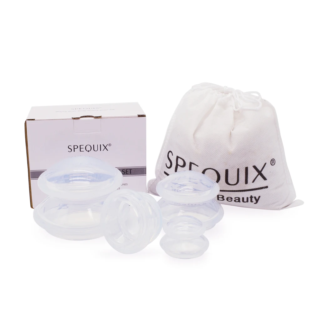 SPEQUIX Набор для баночной терапии антицеллюлитные чашки банки для вакуумного массажа силиконовые Вакуумные присоски для антицеллюлита, антивозрастной