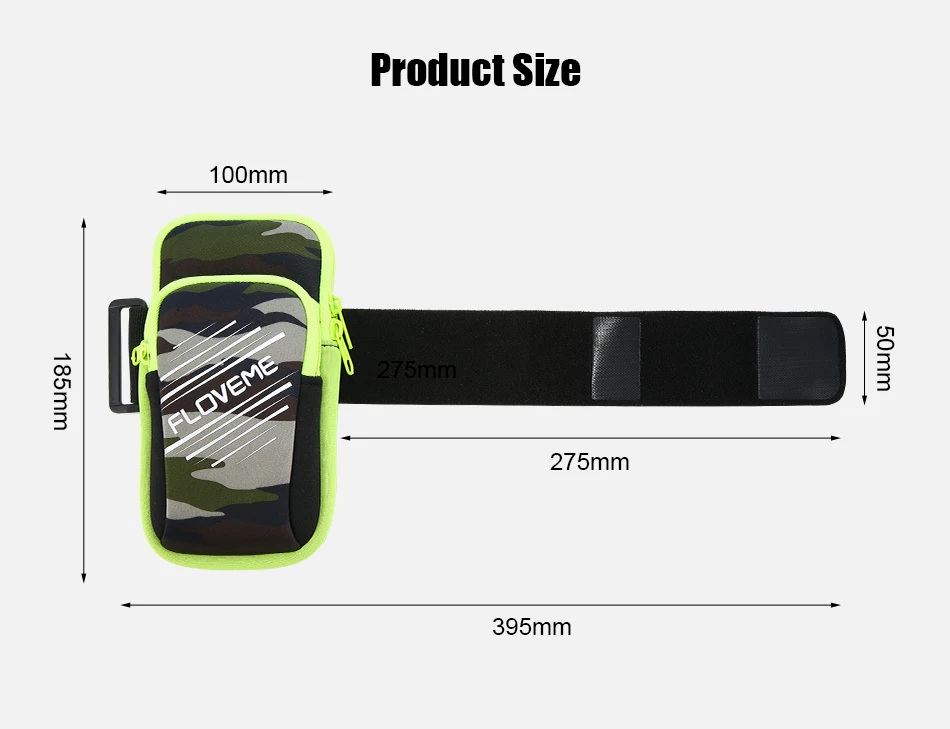 FLOVEME Sport Arm Band Case 5.5 For Samsung Galaxy S7 S6 Gym Sport Case  (6)