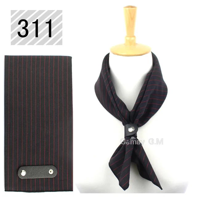 Autumn Winter Scarf Women Casual Cotton Mens Scarves 60*60 cm Square Striped Hanky Wrap Fashion Pocket Square For Party 311