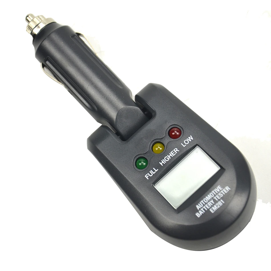 12V-24V Auto Car Testing Battery Meter LCD Bar Indication Digital Car Testing Battery Load Tester Electrical Battery Analyzer