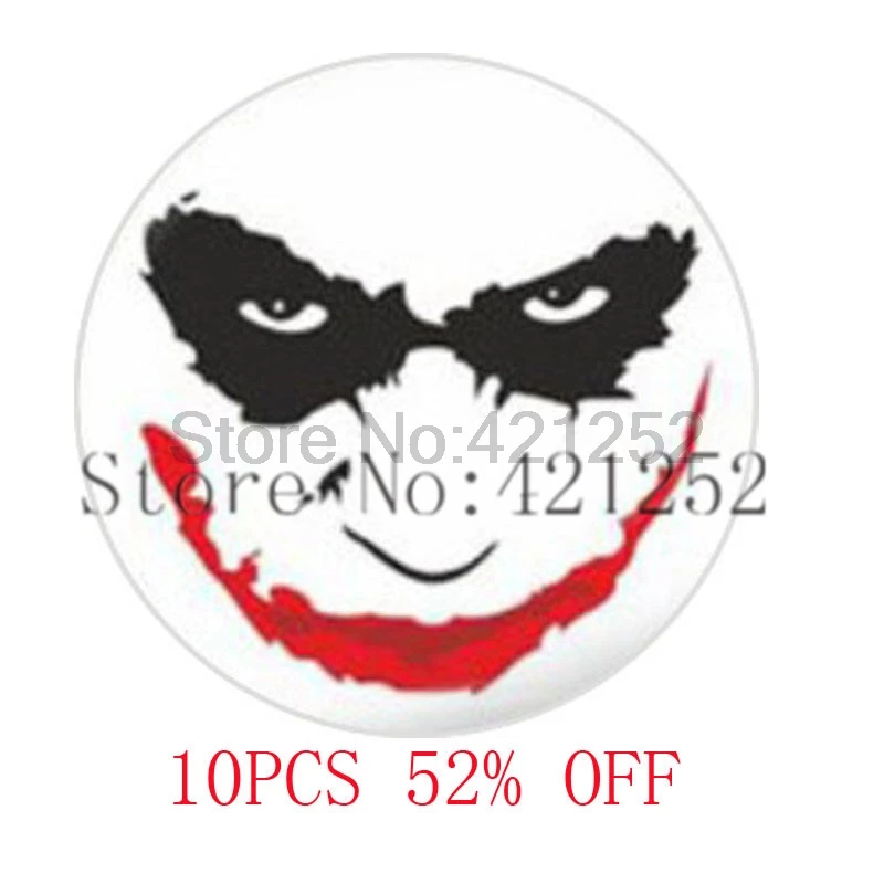 

Joker Face Pendant Necklace keyring bookmark cufflink earring