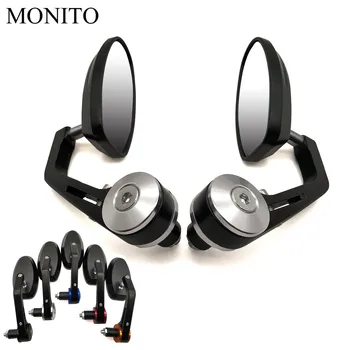 

Motorcycle Rear View Side Mirrors Rearview Bar End cafe racer mirror For SUZUKI RM85 RM125 RM250 RMX250 RM 85 125 250 RMX 250