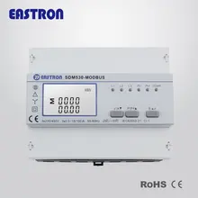 SDM530 Modbus трехфазный четырехпроводный din-рейку счетчик энергии с DO, RS485 Modbus RTU и импульсный выход, CE утвержден