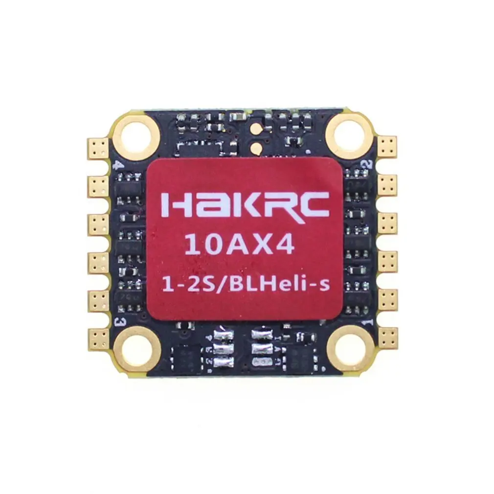 

10A 4 in 1 1-2S BLHeli_S/Dshot 600 ESC Electronic Speed Controller for RC Racing Drone Quadcopter Multicopter Accessories