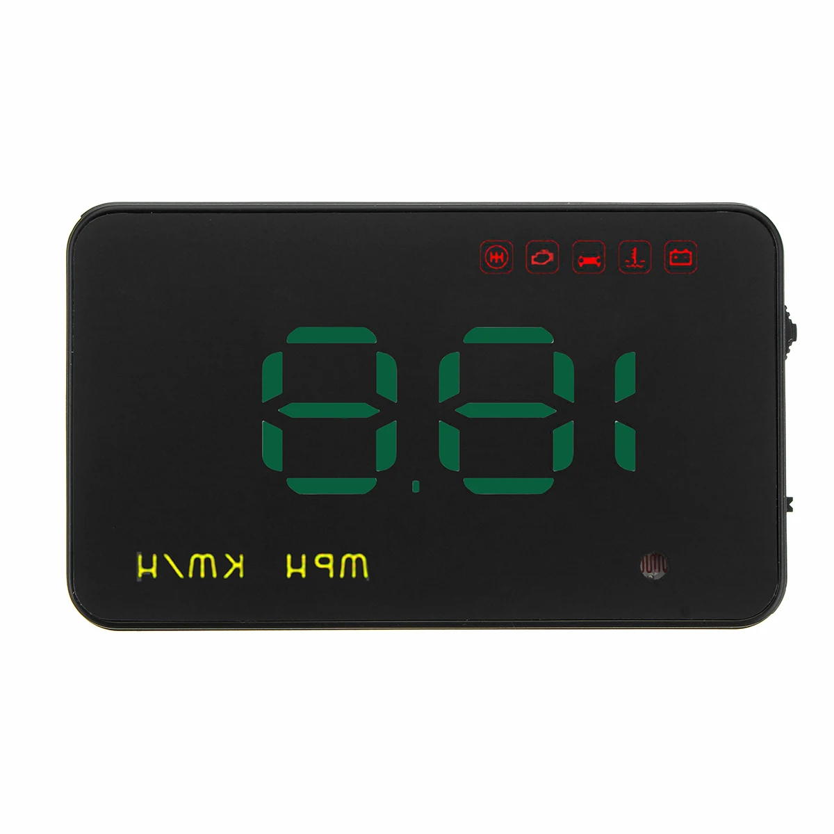 3.5 Inch Uinversal Digital Auto Car HUD Head Up Display LCD OBD2 Speedometer Overspeed Warning System A1000 Alarm Voltage