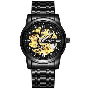 

Hollow Skeleton Automatic Watch Men Mechanical Watches Luxury Brand Business Mens Self-winding Wrist Watch Relogio Masculino