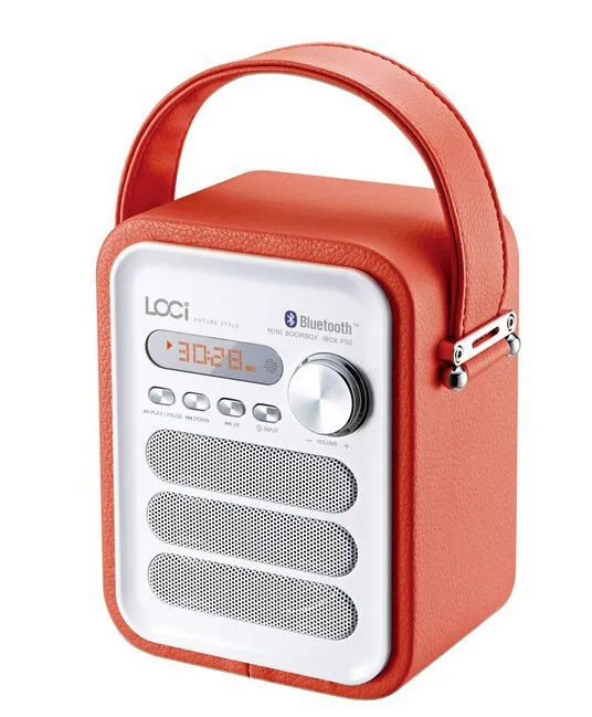 Bluetooth wireless Hand held portable audio TF card subwoofer put the