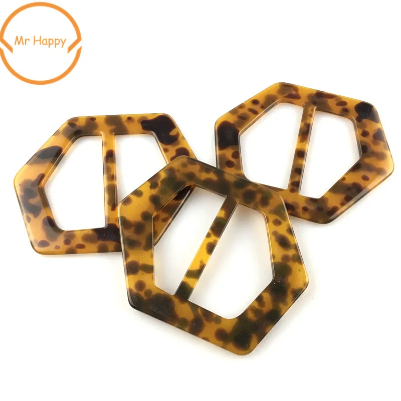 

Dust coat skirt Belt special-shaped buckle inner 51mm adjuster Buckle Buttons Invitation Ribbon Slider For Garment decoration