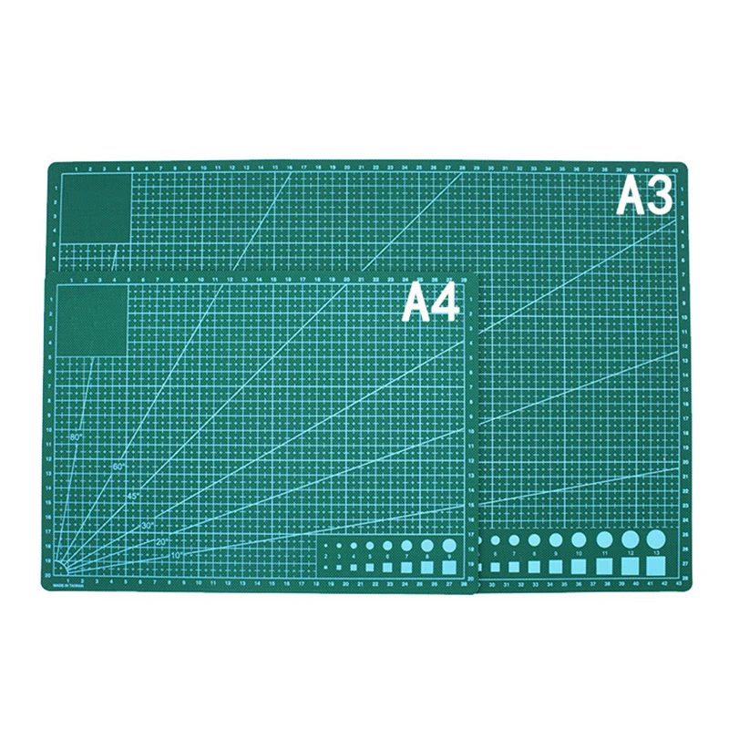 

A3 A4 Pvc Rectangle Grid Lines Self Healing Cutting Mat Tool Fabric Leather Paper Craft Diy Needlework Tools A3 45Cm*30Cm*0.3Cm