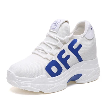 

Increased Women Shoes 8 Cm Thick Casual Women Shoes Nice New Wild Korean Version Of Breathable Platform Shoes