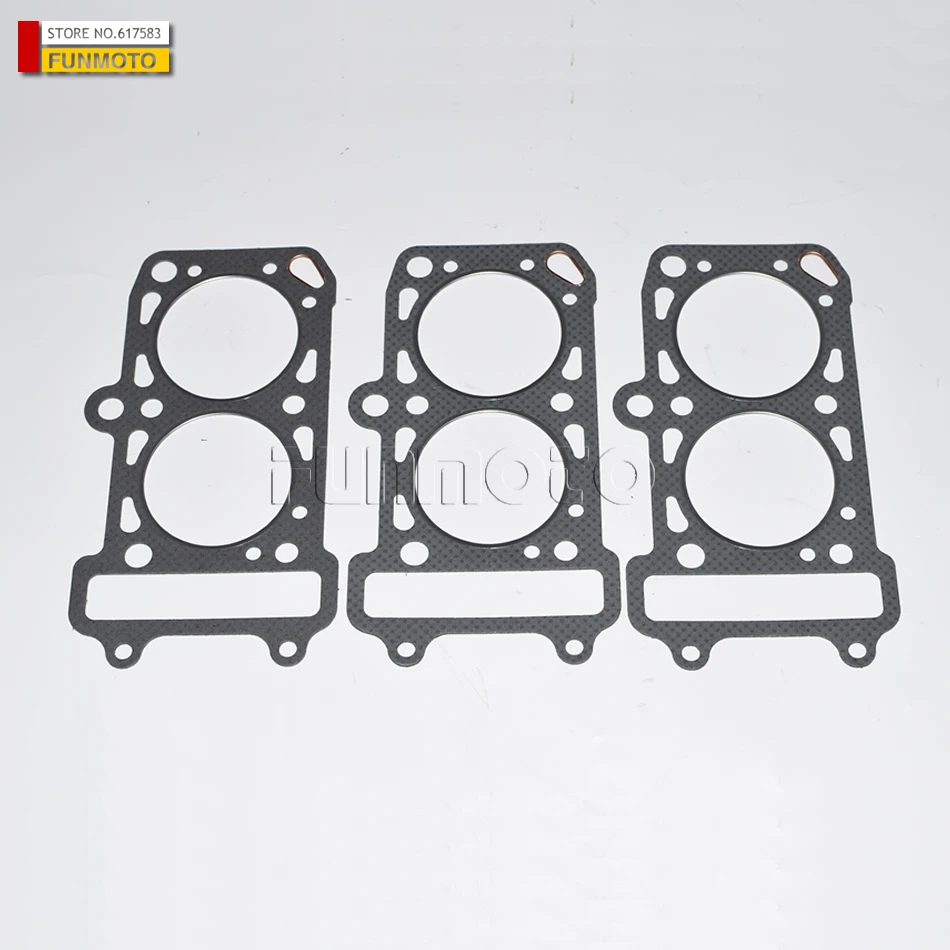 

5PCS CYLINDER HEAD GASKETS GASKET SUIT FOR KINDROAD 650CC GOKART/XT650