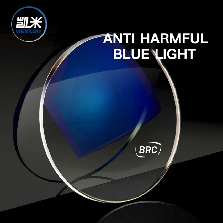 CHEMI синий светильник, блокирующие линзы для компьютера по рецепту, оптическое стекло, прозрачные линзы против синих лучей, астигматизм, близорукость