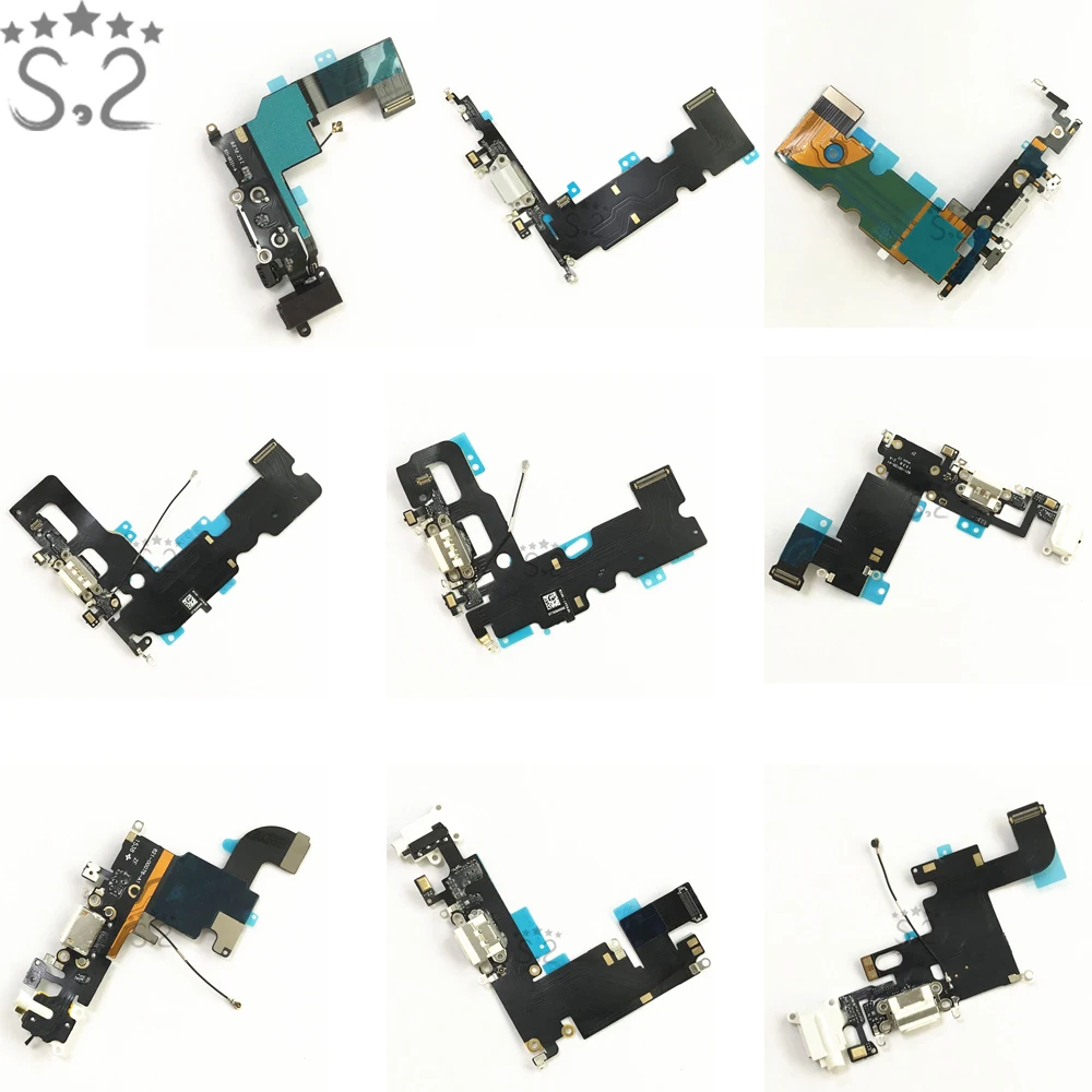 

Charger USB Connector For iPhone For iPhone 5 5c 5s 6 6s 6plus Charger Charging Port USB Dock Connector Flex Cable Replacement