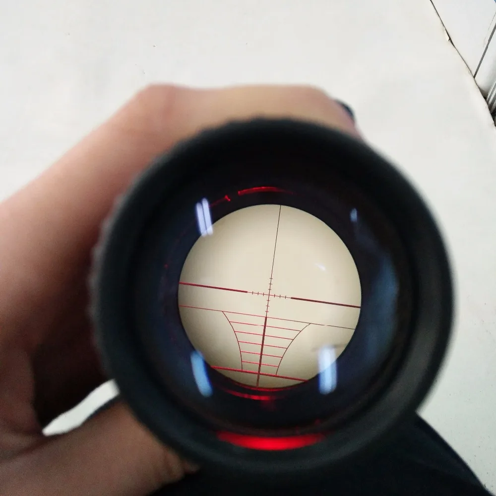 Scope com Vermelho Militar para Caça Tiro com 20mm Tactical Rifle Verde Iluminado Arma Riflescope Airsoft Ferroviário 3-9x40aoe - 9 Tactical 3-9x40aoe rifle scope com vermelho verde