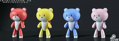 Фигурки японского аниме MetalGear HGBF BEARGGUY 4 в 1 пластиковые модели наборы игрушек |