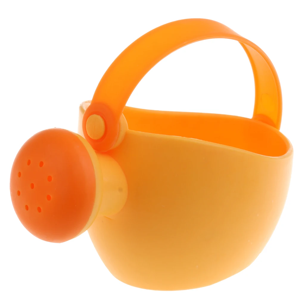 Plastic Beach Sand Toy Watering Can Pot Bucket Kid Garden Tool Bath Water Toy Pretend Play Game Outdoor Toys Random Color