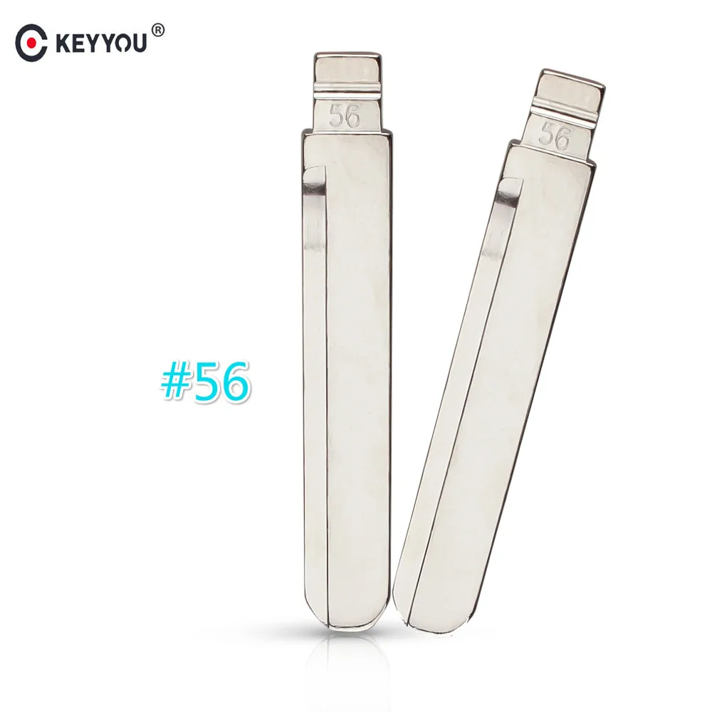 KEYYOU 10 шт./лот NO. 56 # ключ лезвие для BYD F3 Geely Vision Lifan 620 автомобиля пустой замена ключа