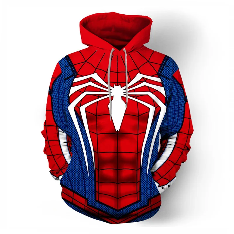 

Game Game ps4 Spider man Sweatshirts Hoodie Movie Cosplay Costume Hoodie Men Women New