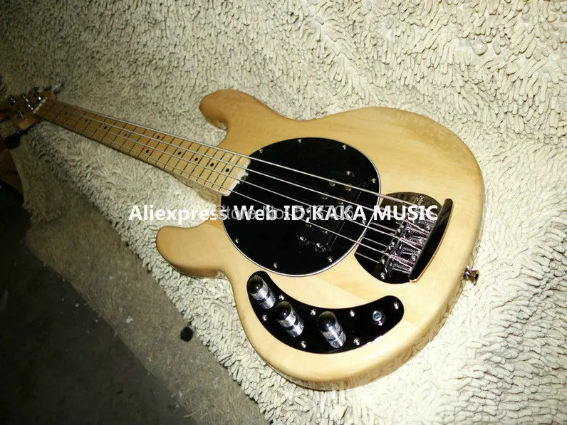 

Bass Guitar Natural 4 Strings Left Hand Electric Bass New Arrival Best Free Shipping