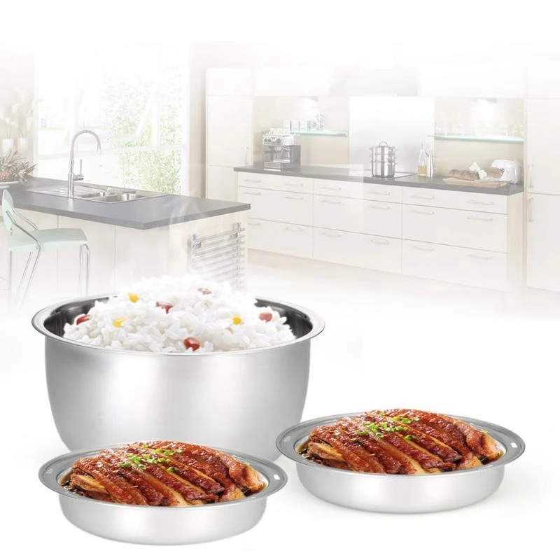 

Lunch Box Heated Food Containers Electric Box Lunch Container For Food Stainless Steel Bento Box Mini Rice Cooker Portable Foo