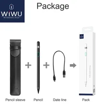 WIWU Stylus for iPad Pro mini 2 3 4 2018 9.7 10.5 12.9 inches for Apple pencil stylus pen for capacitive Screen universal stylus colorful finger stylus for ndsi dsi 5 stylus set