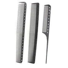 Высокое качество Японии салон стрижка гребень с измерением 3 шт./лот парикмахерские гребень для Парикмахерская антистатический хвост волосы расческой y8-03