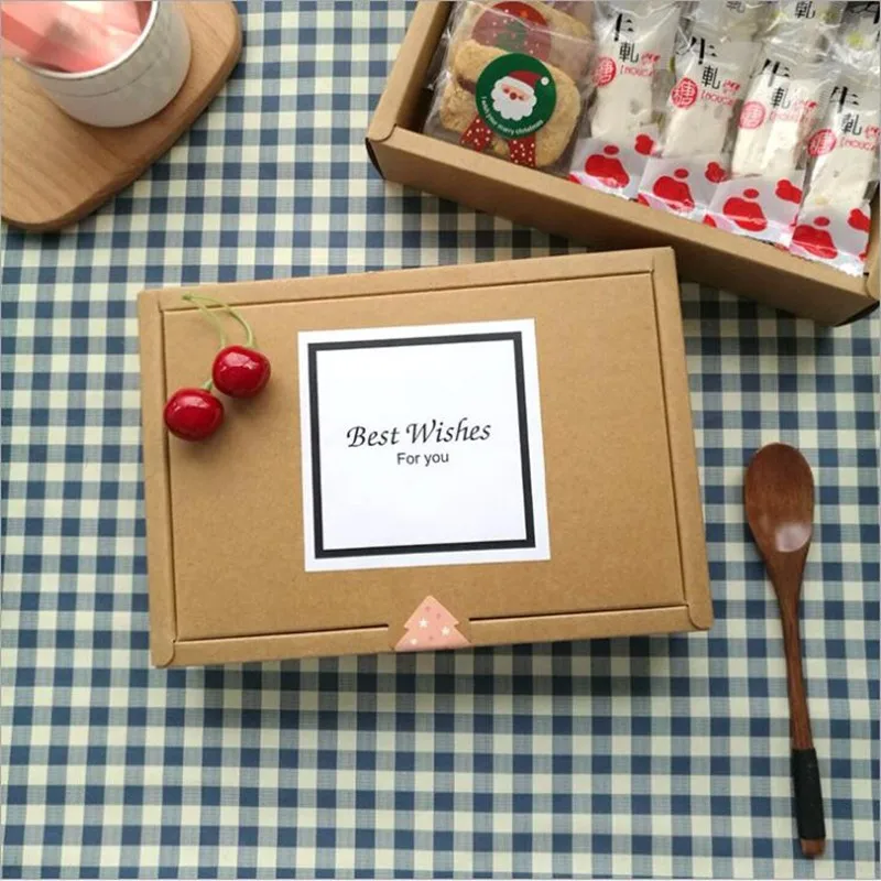 10 шт Ретро Мини крафт-бумажная коробка, DIY свадебный подарок коробки, коробочка для конфет на вечеринку, одиночная мини-коробка для торта упаковка