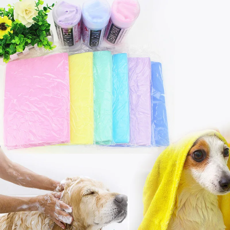 

Pet Bath Towel Super Absorbent PVA Washable Towels for Small Medium Large Cats Dogs LBShipping