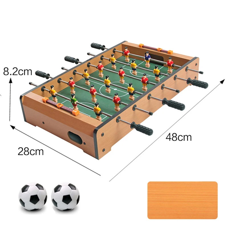 

Hot Sale Classic Wooden Soccer Kids Parents Interaction Toy Games Mini Football Table Foosball 48*28*8.2CM