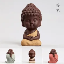 Керамика Исин чай домашнее животное Настольный маленький песок Монах Будда украшения бутик творческие подарки Декор автомобиля украшение дома аксессуары