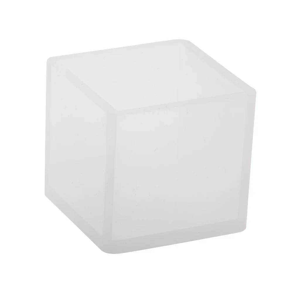 Cube Silicon Mold For Polymer Clay Crafts Resin Jewelry Making Tool 35mm Cake Decoration Baking Accessory
