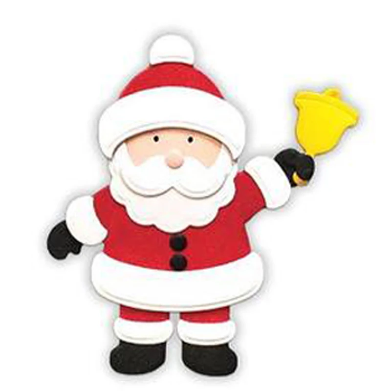

ForeWan Christmas Santa Claus Metal Steel Cutting Dies Hand-on Embossing Die Stencil for DIY Scrapbooking Album Card Making