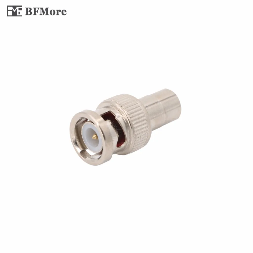 

BFMore 004 BNC Male to RCA Female Coax Cable Connector Adapter F/M Coupler for CCTV Camera Accessories Surveilence CCTV System