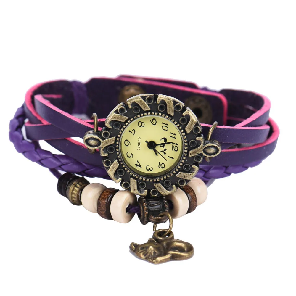 Горячая Распродажа продукты Мори девушка кошка Майя браслет Wrsit часы в богемном стиле женские часы relojes mujer