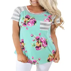Новинка 2019 года, полосатая футболка, Одежда для беременных женщин, модный топ для кормящих мам, короткая футболка