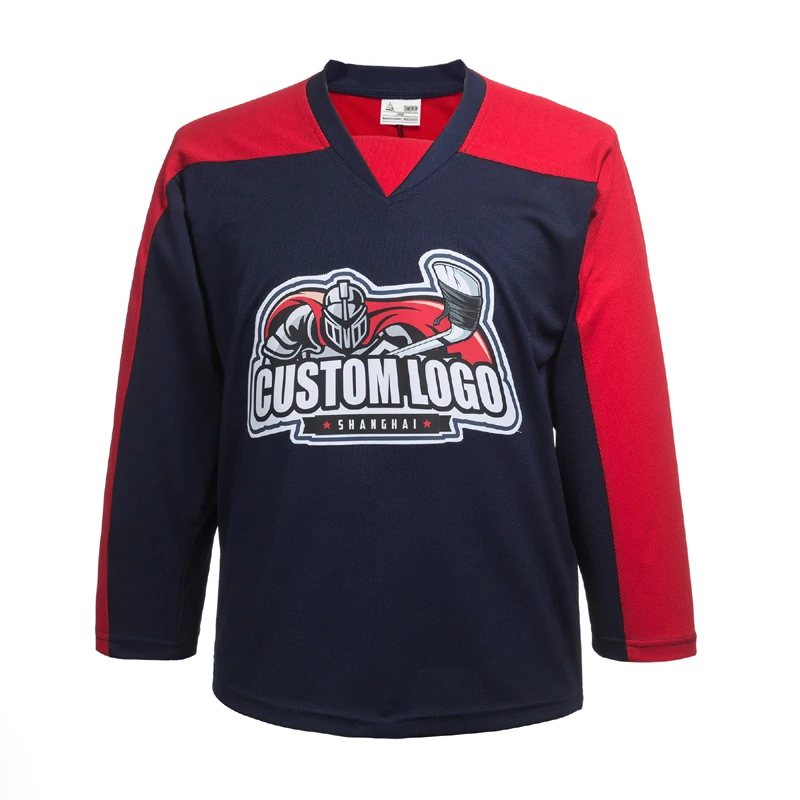 

EALER Free shipping high quality ice hockey sweatshirt wholesale custom jerseys P049 synthetic embroidery