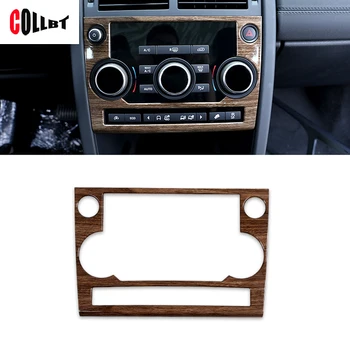 

Newest Center Control Panel Cover Trim Sticker Walnut Wood For Land Rover Discovery Sport Auto Parts ABS Interior Accessories