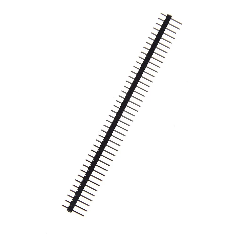 20pcs Single Male Pin Header Electronic Part Elektronik For Arduin 1x40 Row 2.54 Breakable 40 Pins Connector Strip Board Module