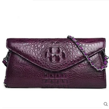 

VV women chian bag female crocodile leather multi-function single shoulder portable women bag