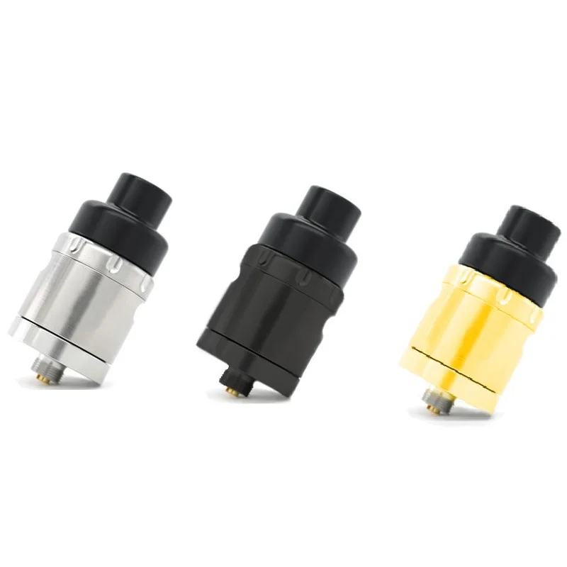 

Electronic Cigarette Vazzling RDA 22mm wide bore drip tip single/dual coil MTL RDA for 510 thread vape mod