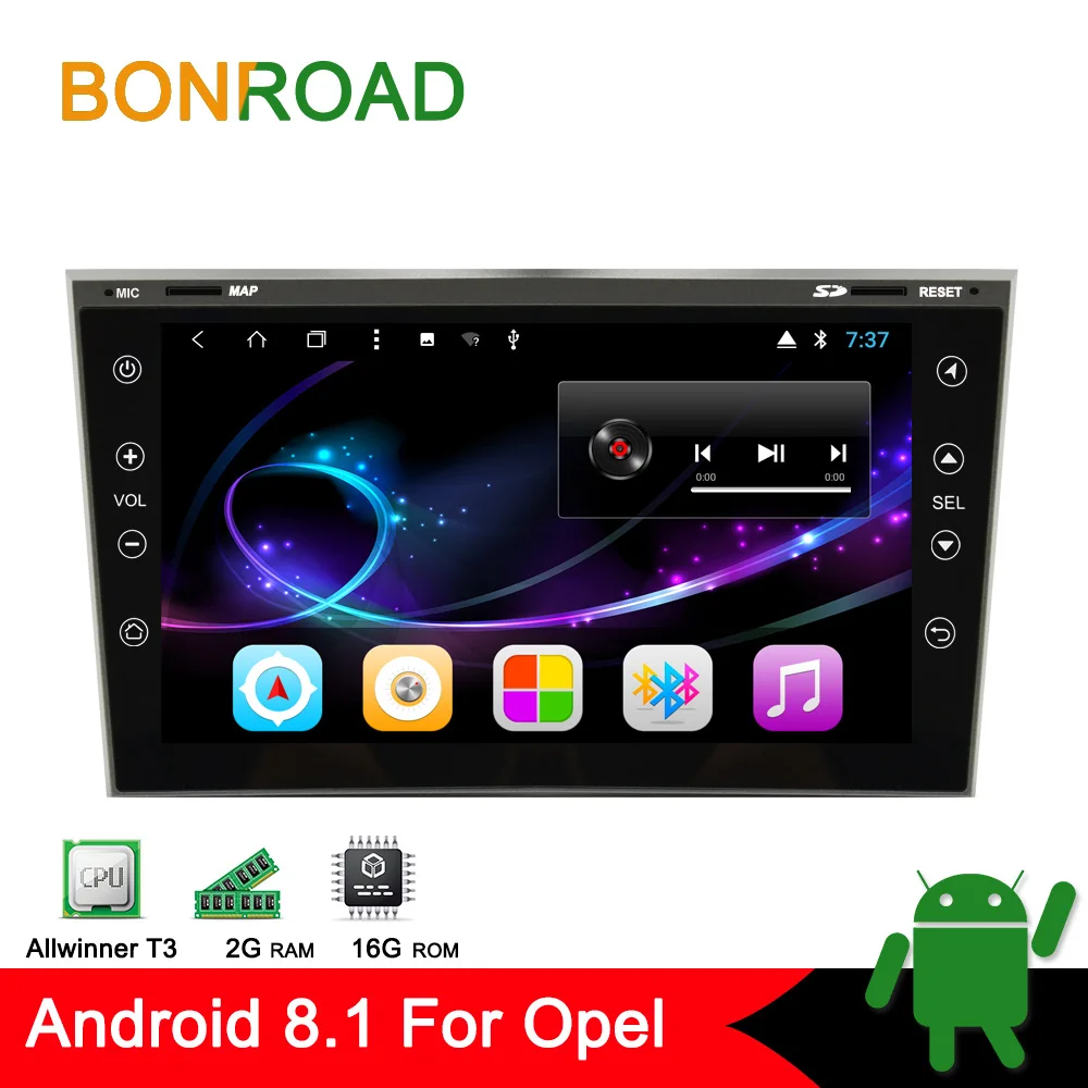 

Bonroad 2Din Android Car multimedia player stereo receiver For Opel Astra Antara Zafira Corsa Radio Video GPS Navigation