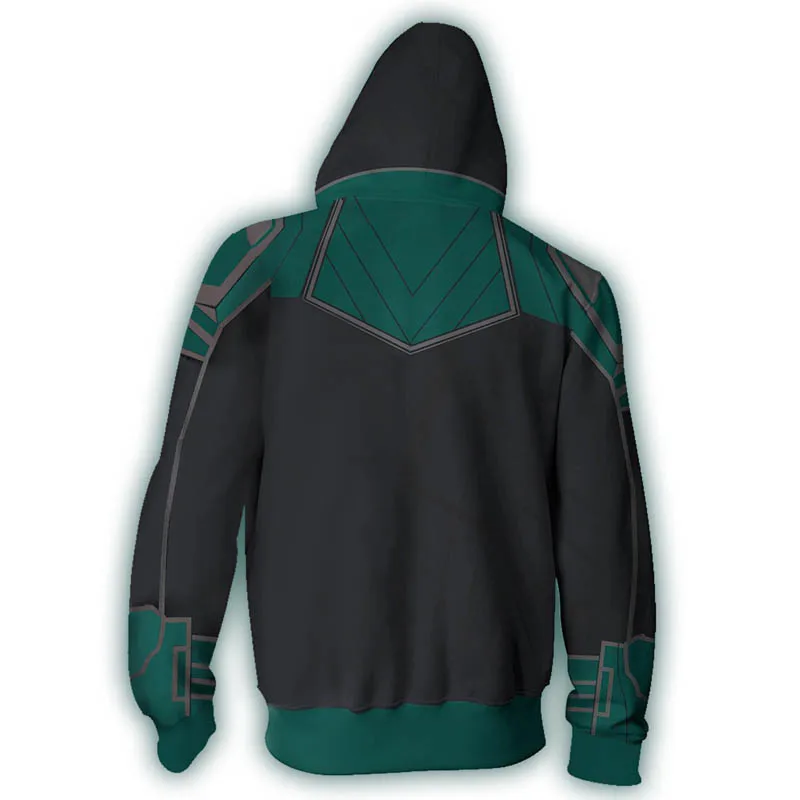 Cosroad 3D Printed Captain Marvel Carol Danvers Cosplay Costumes Hoodies Sweatshirts Casual Zipper Hooded Jacket Clothing (12)