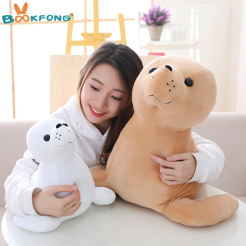 35/60cm Kawaii Sea Lion Plush Toy Soft Stuffed Pillow Cute Cartoon Animal Doll Seal Toy Kids Children Birthday Gift 35/60cm Kawaii Sea Lion Plush Toy Soft Stuffed Pillow Cute Cartoon Animal Doll Seal Toy Kids Children Birthday Gift