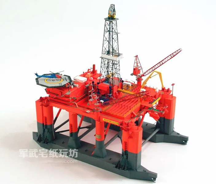 Норвежская полупогружная нефтяная буровая платформа Bredford Dolphin Комплект бумажных