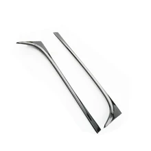 2Pcs Car Black Plastic Rear Window Side Spoiler Wing Lip Cover Trim Sticker Fit For VW GOLF MK7 MK7.5 R GTE GTD